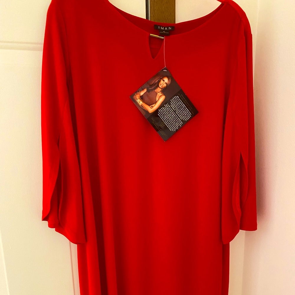Iman Red Dress